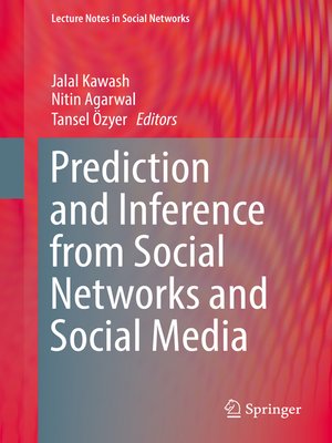cover image of Prediction and Inference from Social Networks and Social Media